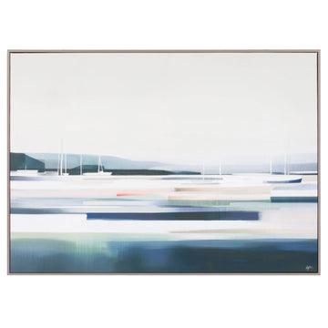Ebb and Flow Framed Canvas by Faye Reynolds-Lydon